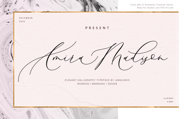 Amira Madison: A Modern Script Font That Feels Like a Real Brand Tool