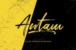 Antam Script: A Handwritten Font with Retro Elegance
