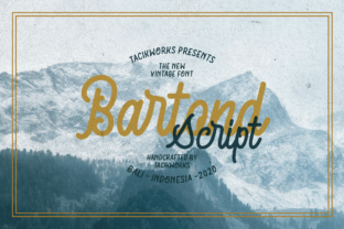 Bartond Script Brings Warmth to Editorial Design