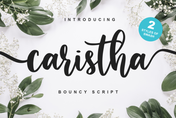 Caristha Font Review: A Soft Hand-Lettered Typeface for Brand Design