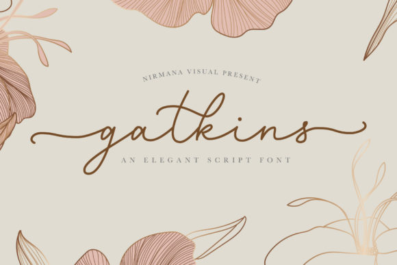 Gatkins: A Handmade Seller’s Go-To Script Font for Labels and Branding