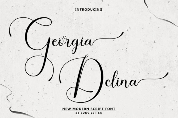 Georgia Delina: A Script Typeface That Elevates Small Business Branding