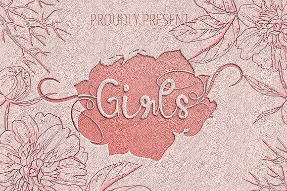 Girls Font: A Handwritten Typeface for Digital Design