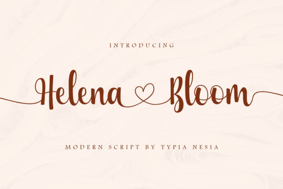 Give Your Brand a Delicate Touch with Helena Bloom Font