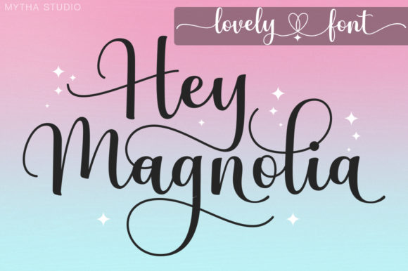 Hey Magnolia: A Handwritten Font for Editorial Warmth