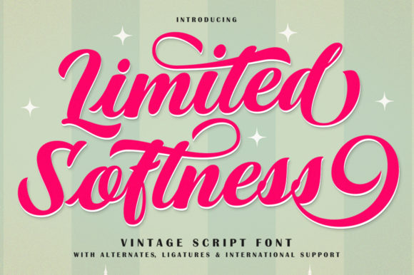 Limited Softness Font: A Natural Script Typeface Review