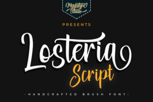 Losteria Script: A Handmade Brush Font for Web Designers