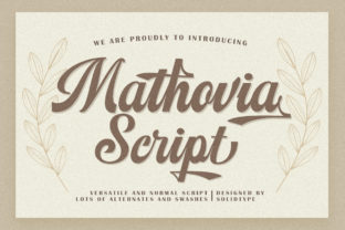 Mathovia Script: A Vintage Handwritten Typeface for Branding