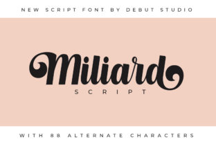 Milliard Script: A Flowing Script Font for Modern Web Design