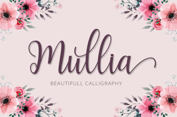 Mullia: A Sweet Hand-Lettered Script for Brand Designers