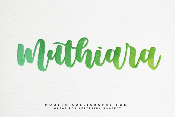 Muthiara: A Script Font That Elevates Campaign Visuals