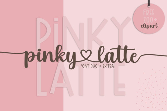 Pinky Latte: A Duo Typeface Built for Modern Brand Content