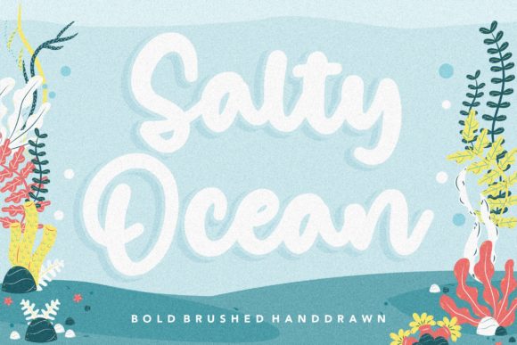 Salty Ocean: A Flowing Script Font That Earned Its Place in My Campaign Toolkit