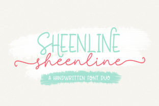 Sheenline Duo: A Handwritten Font for Editorial Design