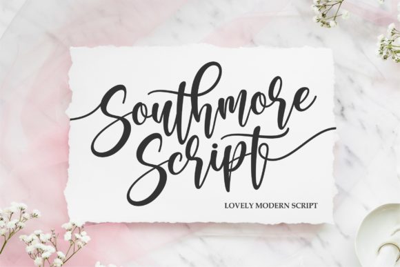 Southmore: A Handwritten Font for Distinctive Editorial Design