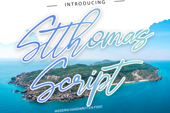 Stthomas Script: A Handwritten Font for Editorial Design