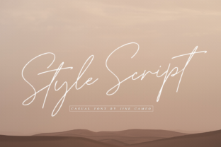 Style Script: A Display Typeface with Distinct Digital Character