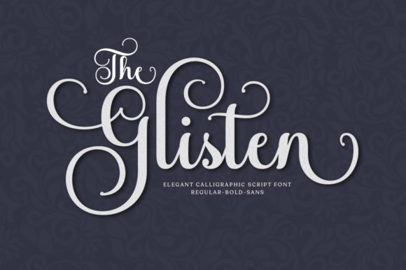 The Glisten Handwritten Font: Flowing Elegance for Branding